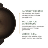 appam pan india online, paniyaram pan india sale, best cast iron appam pan
