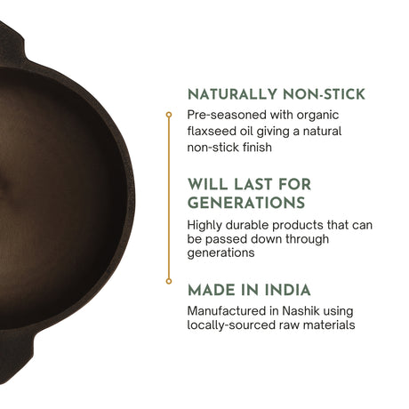appam pan india online, paniyaram pan india sale, best cast iron appam pan